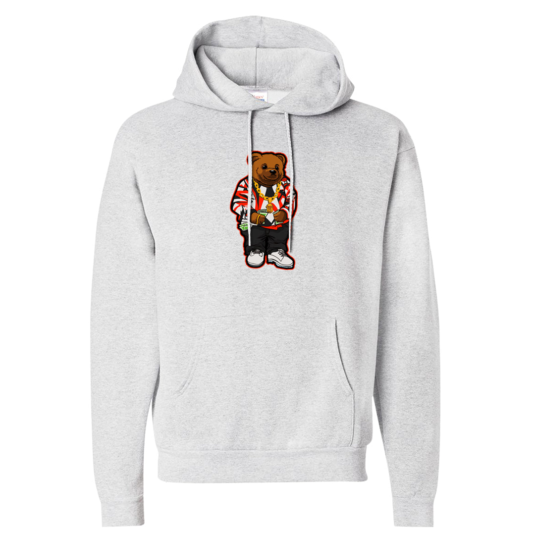 White Infrared 7s Hoodie | Sweater Bear, Ash