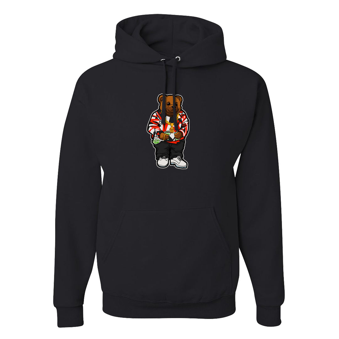 White Infrared 7s Hoodie | Sweater Bear, Black