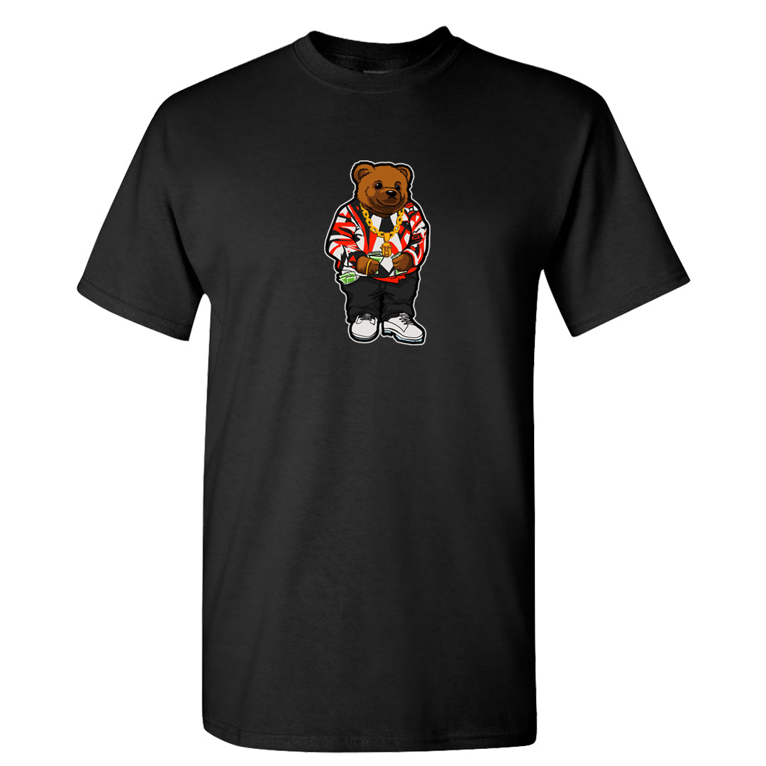 White Infrared 7s T Shirt | Sweater Bear, Black