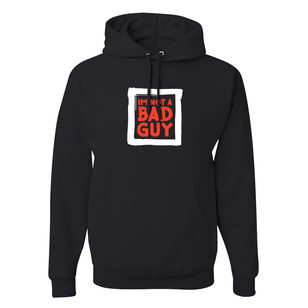 White Infrared 7s Hoodie | I'm Not A Bad Guy, Black