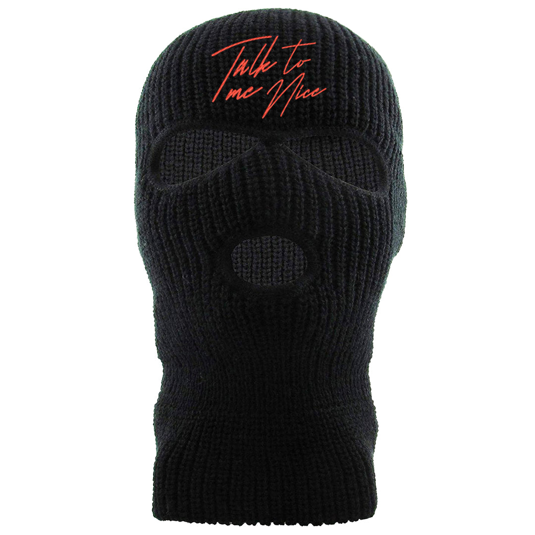 White Infrared 7s Ski Mask | Talk To Me Nice, Black