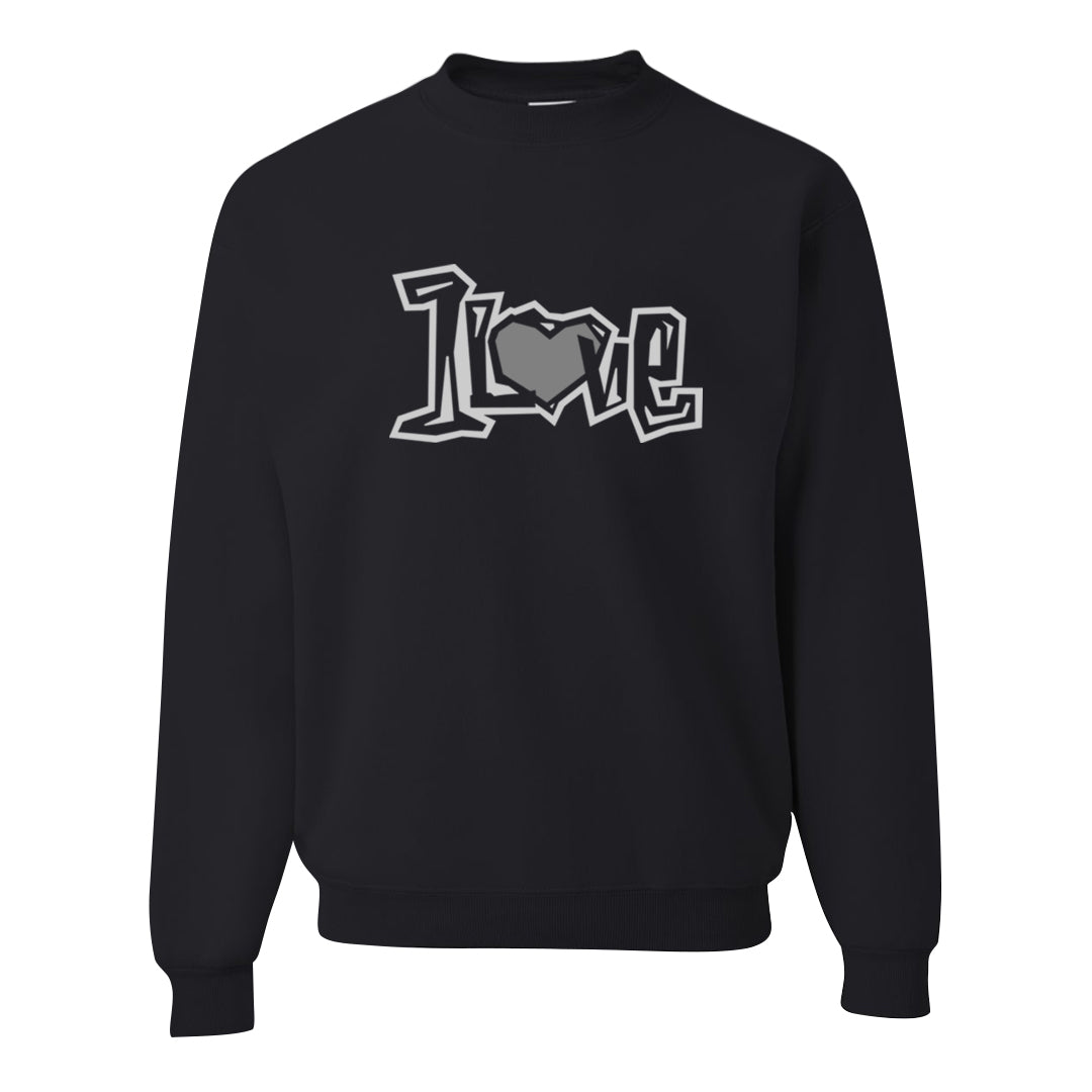 GunSmoke 8s Crewneck Sweatshirt | 1 Love, Black