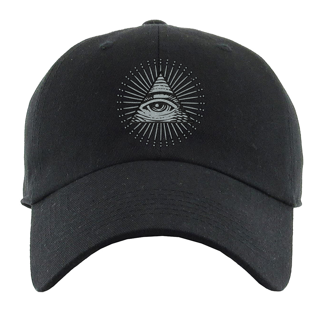 GunSmoke 8s Dad Hat | All Seeing Eye, Black