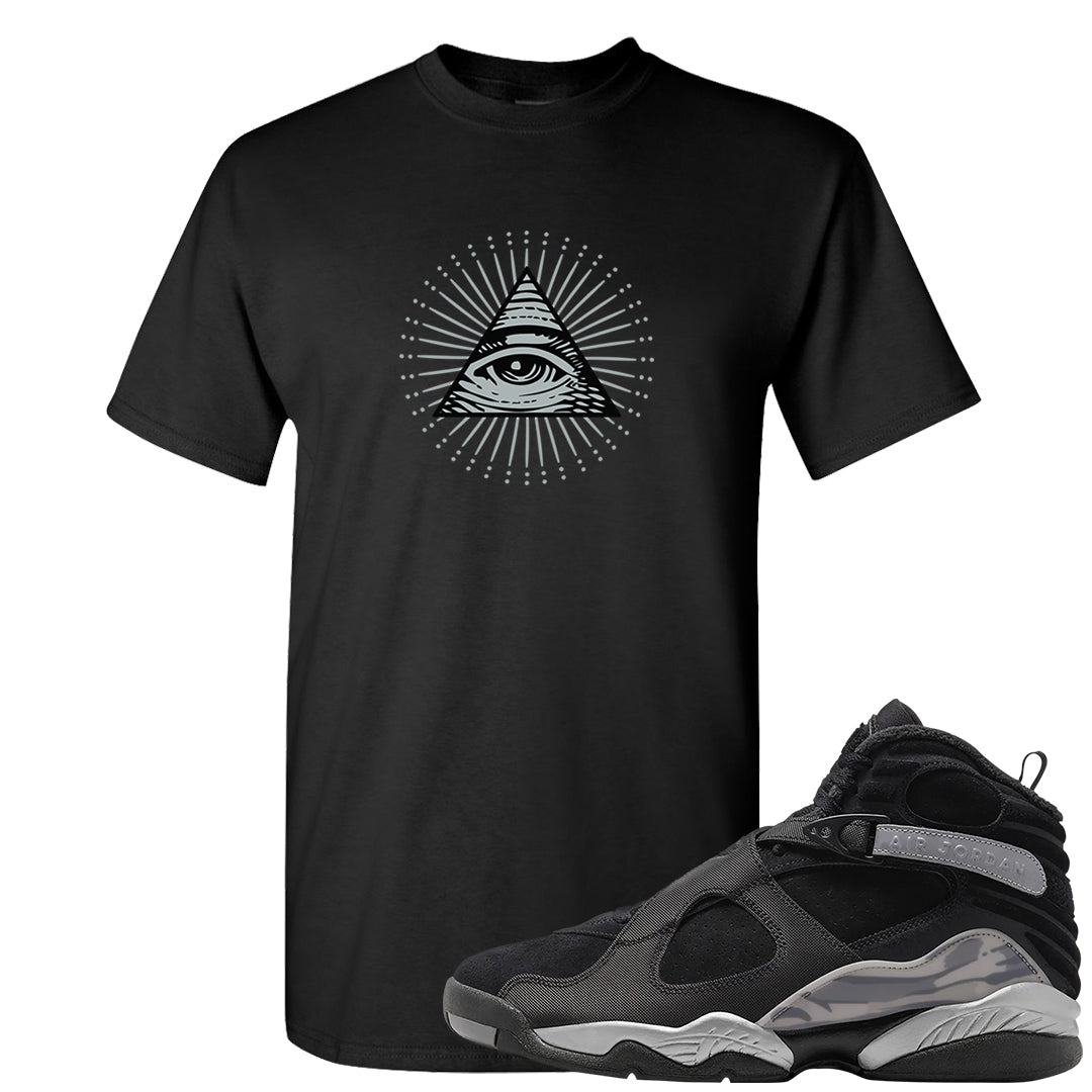 GunSmoke 8s T Shirt | All Seeing Eye, Black