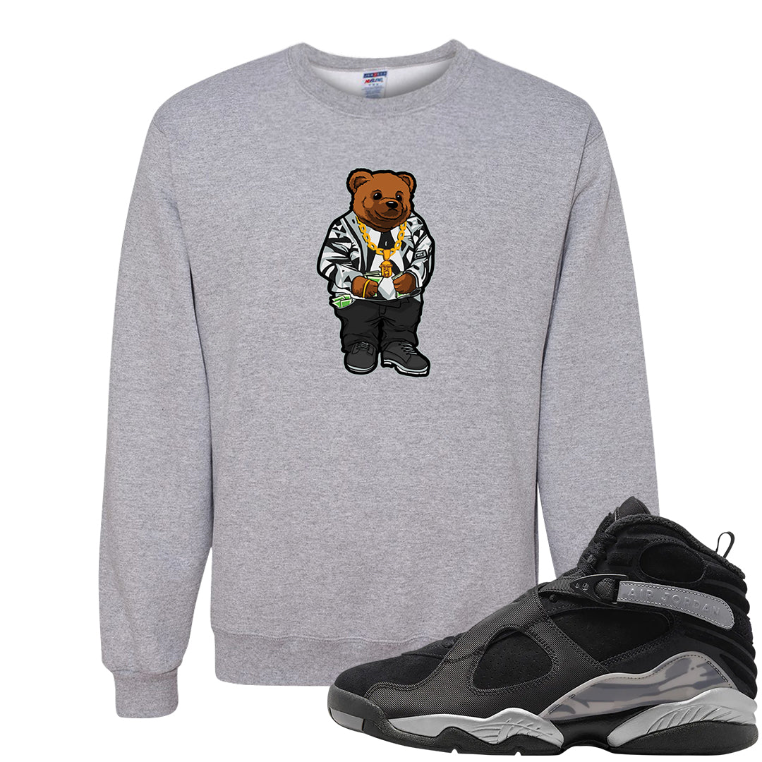 GunSmoke 8s Crewneck Sweatshirt | Sweater Bear, Ash