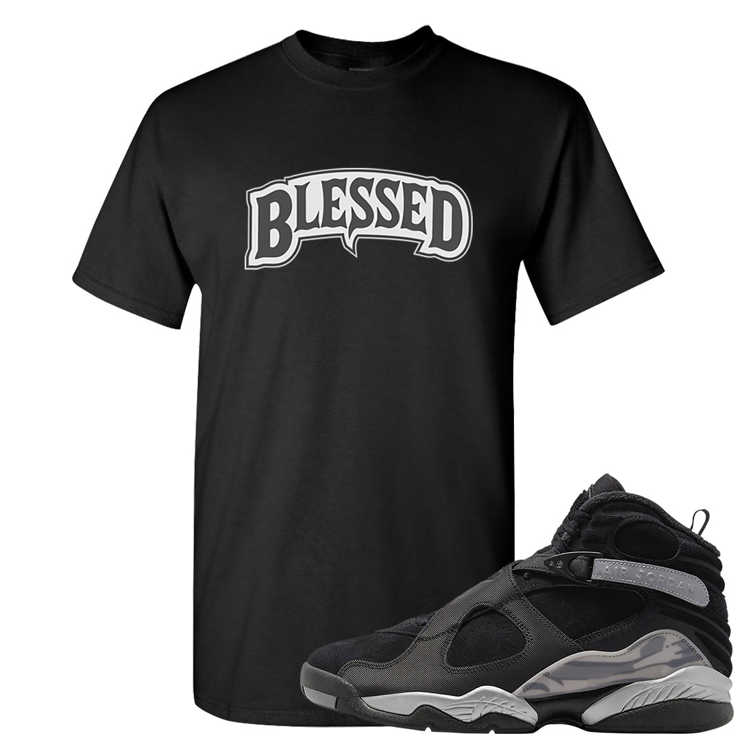 GunSmoke 8s T Shirt | Blessed Arch, Black