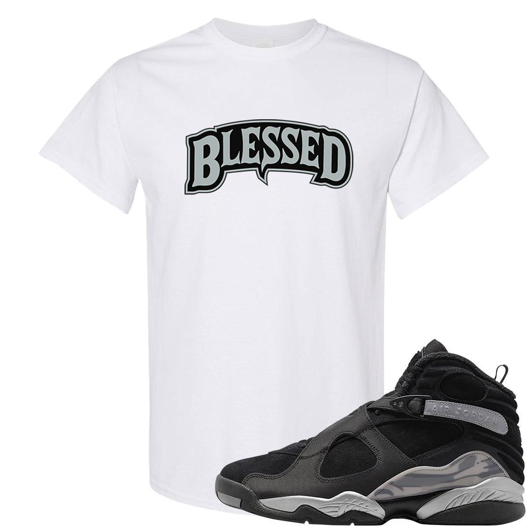 GunSmoke 8s T Shirt | Blessed Arch, White