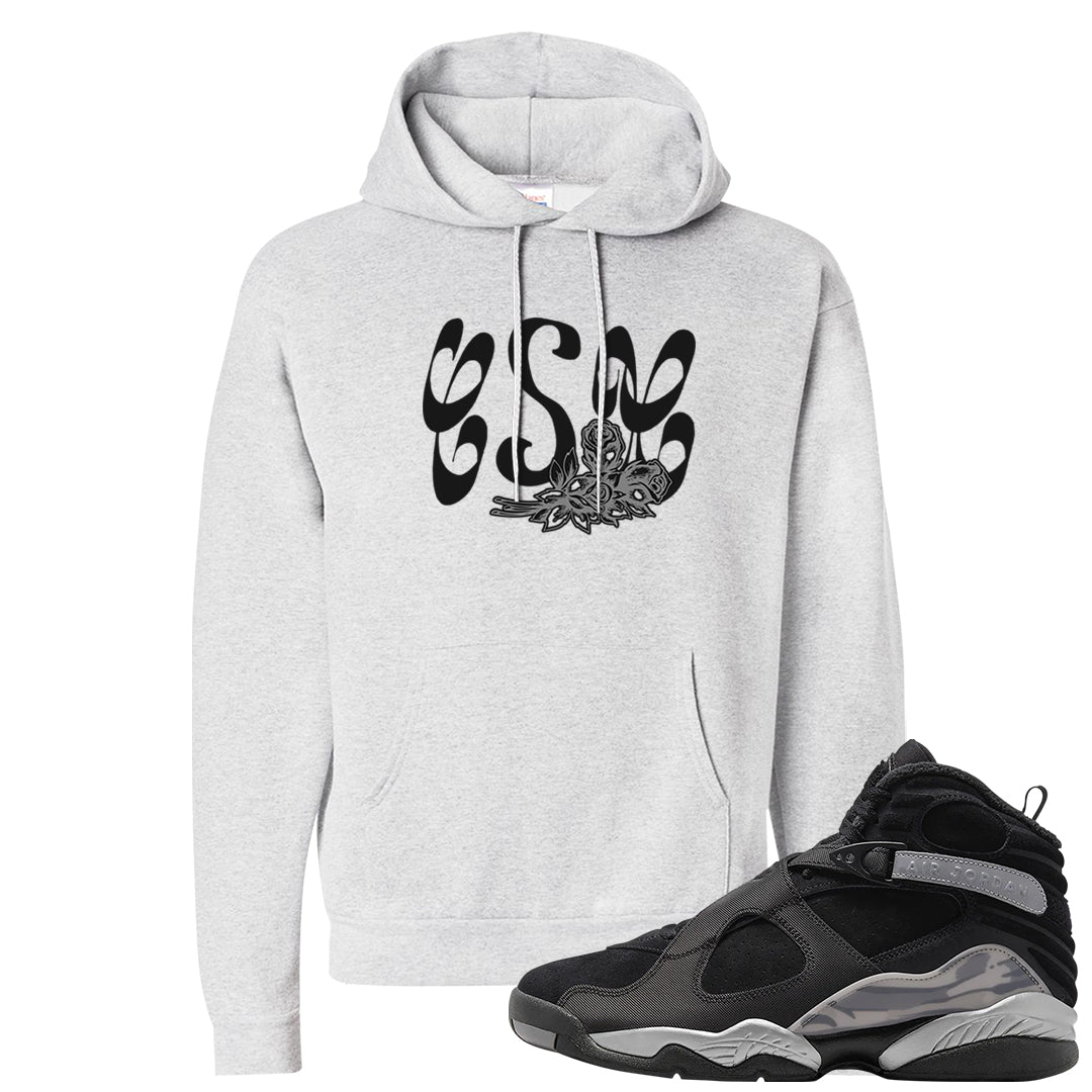 GunSmoke 8s Hoodie | Certified Sneakerhead, Ash