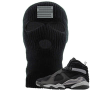 GunSmoke 8s Ski Mask | Double Line 23, Black