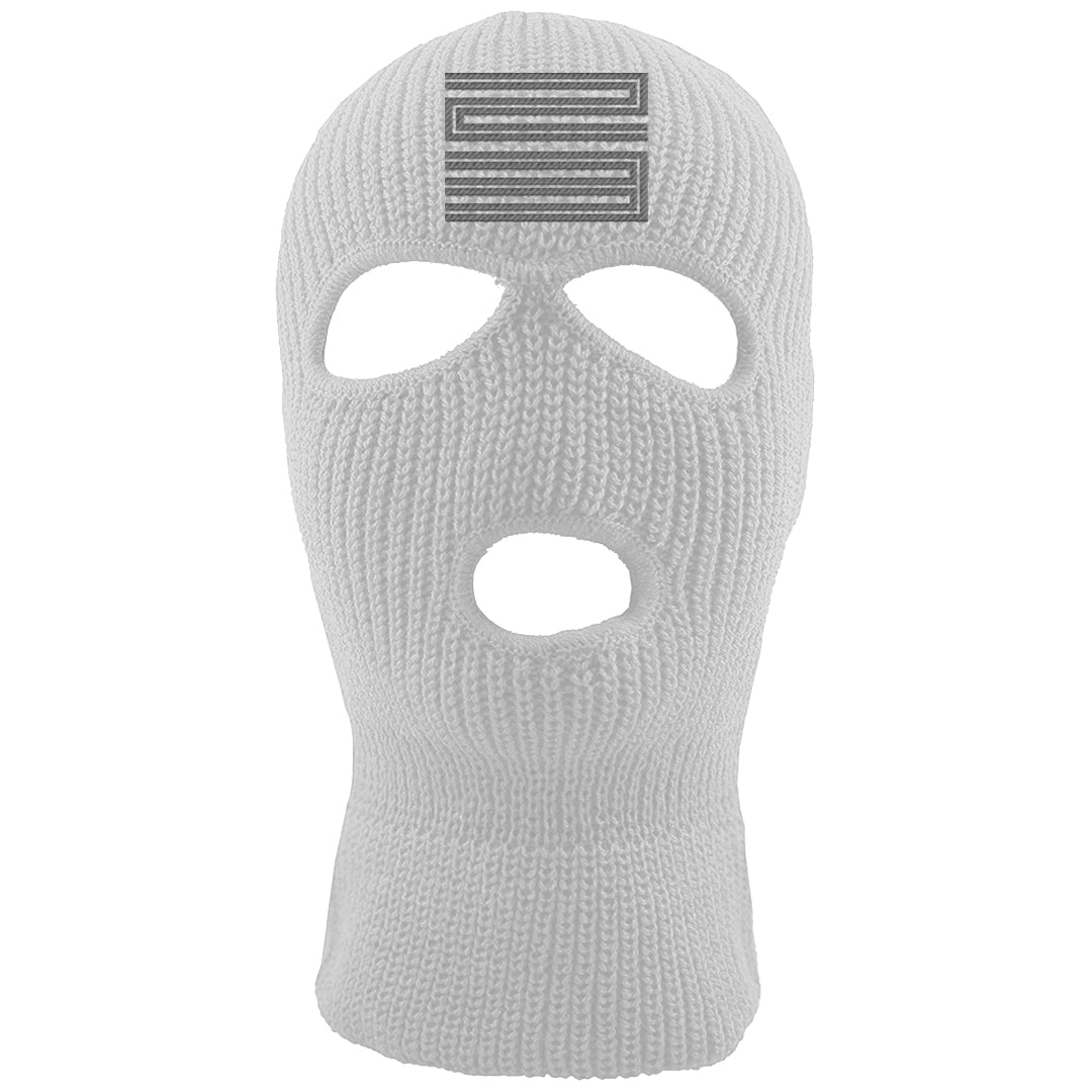 GunSmoke 8s Ski Mask | Double Line 23, White
