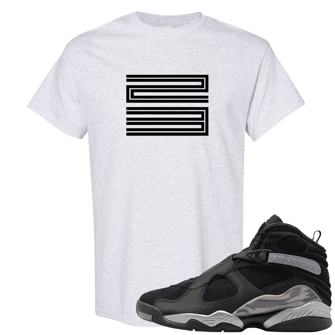 GunSmoke 8s T Shirt | Double Line 23, Ash