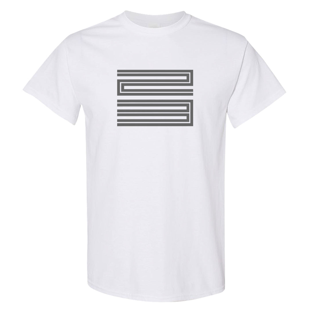 GunSmoke 8s T Shirt | Double Line 23, White