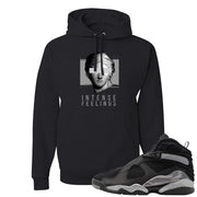 GunSmoke 8s Hoodie | Intense Feelings, Black