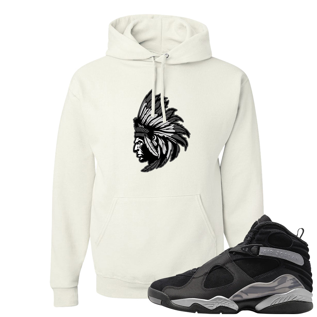 GunSmoke 8s Hoodie | Indian Chief, White