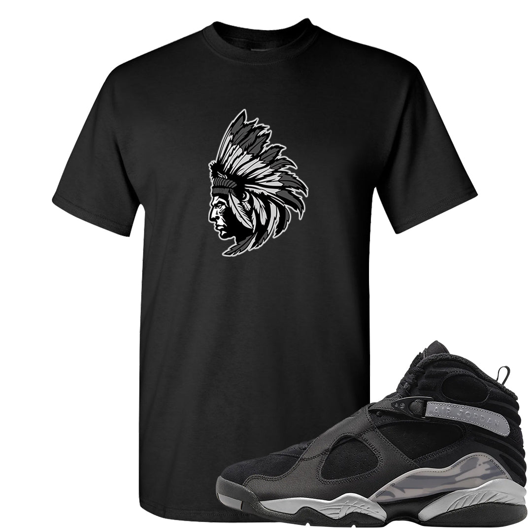 GunSmoke 8s T Shirt | Indian Chief, Black