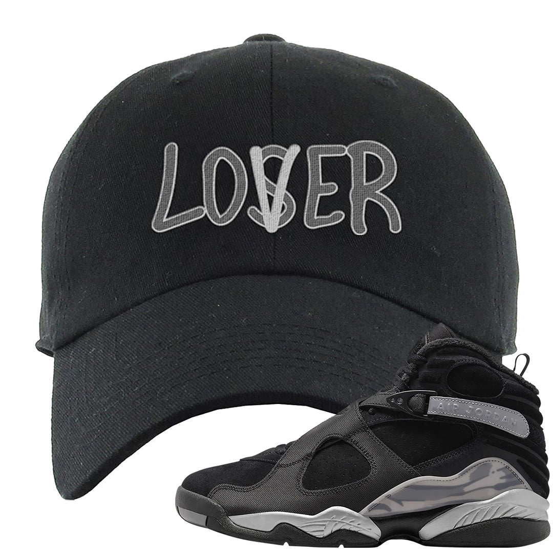 GunSmoke 8s Dad Hat | Lover, Black