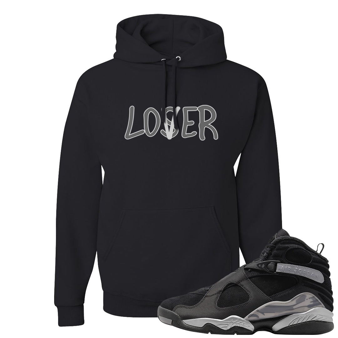 GunSmoke 8s Hoodie | Lover, Black