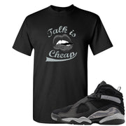 GunSmoke 8s T Shirt | Talk Lips, Black