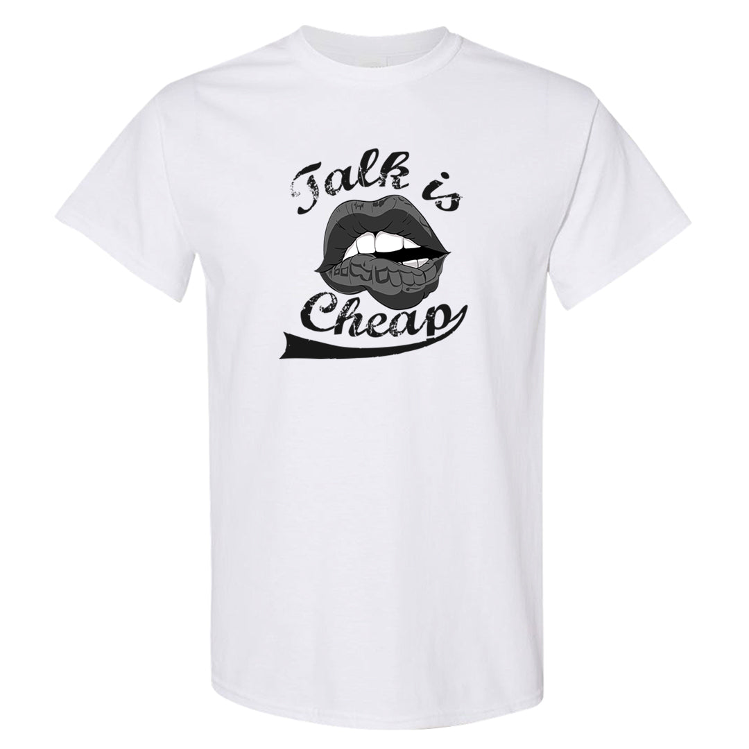 GunSmoke 8s T Shirt | Talk Lips, White
