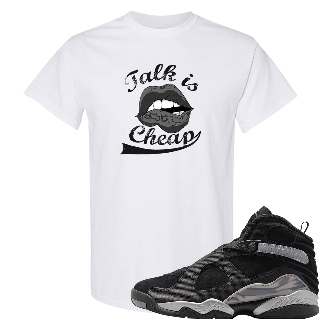 GunSmoke 8s T Shirt | Talk Lips, White