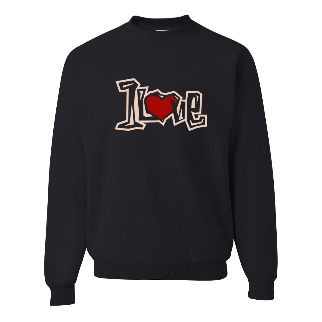 Mi Casa Es Su Casa 8s Crewneck Sweatshirt | 1 Love, Black