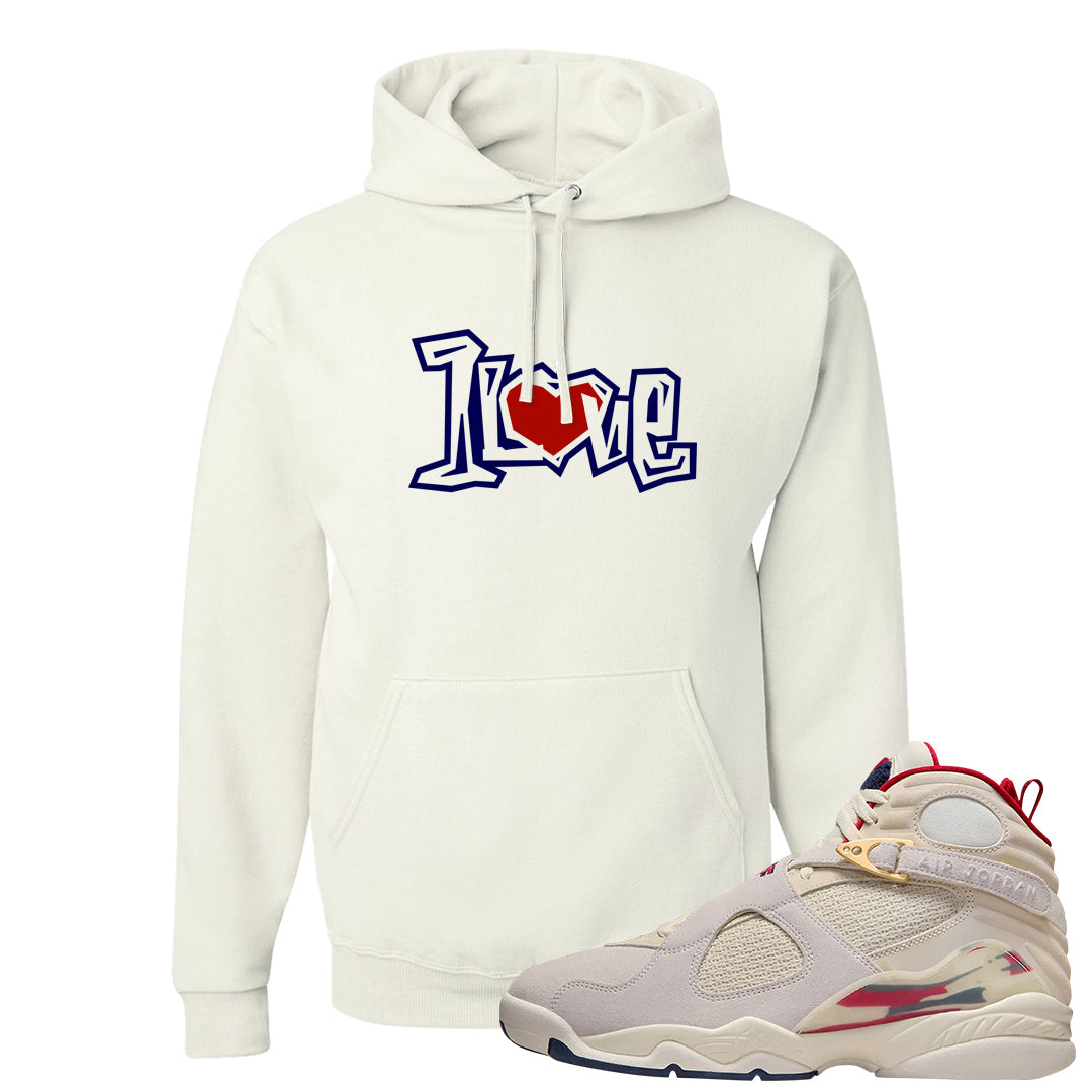 Mi Casa Es Su Casa 8s Hoodie | 1 Love, White