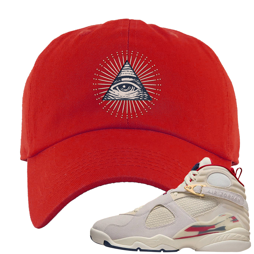 Mi Casa Es Su Casa 8s Dad Hat | All Seeing Eye, Red