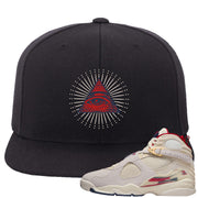 Mi Casa Es Su Casa 8s Snapback Hat | All Seeing Eye, Black