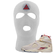 Mi Casa Es Su Casa 8s Ski Mask | All Seeing Eye, White