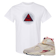 Mi Casa Es Su Casa 8s T Shirt | All Seeing Eye, White