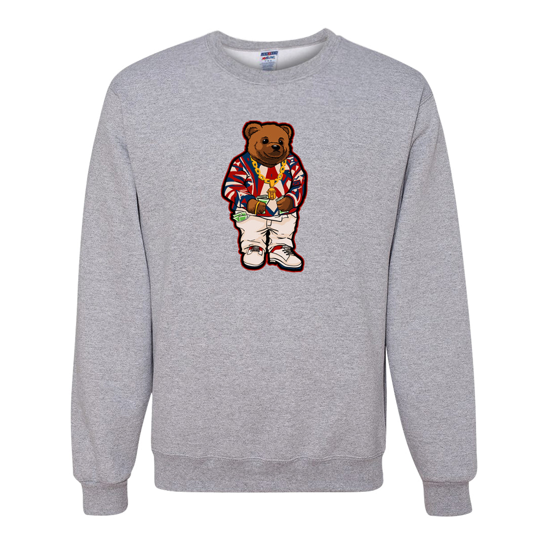 Mi Casa Es Su Casa 8s Crewneck Sweatshirt | Sweater Bear, Ash