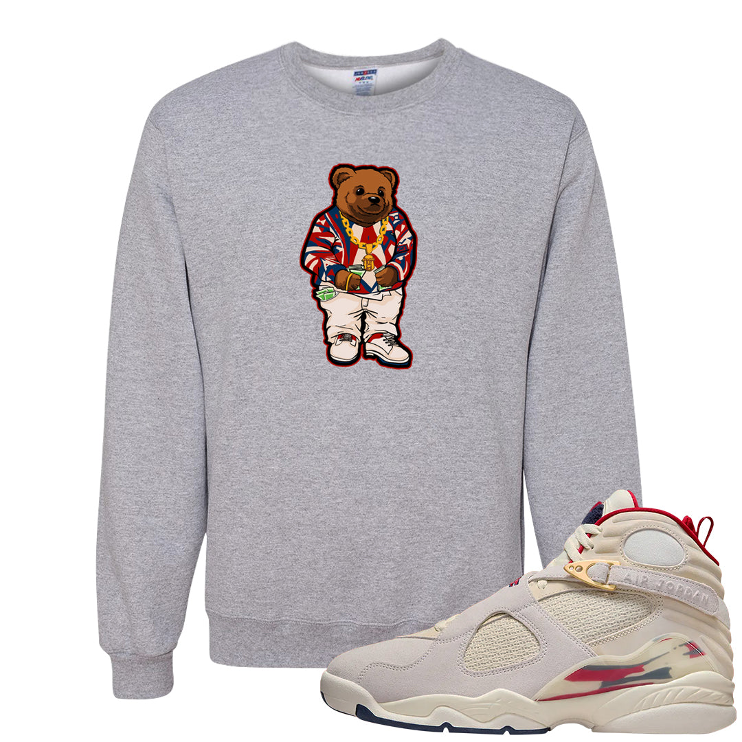 Mi Casa Es Su Casa 8s Crewneck Sweatshirt | Sweater Bear, Ash