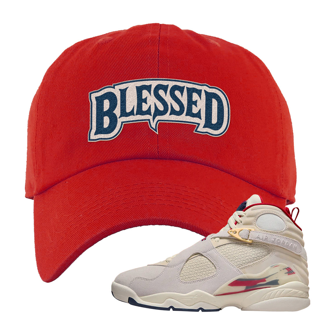 Mi Casa Es Su Casa 8s Dad Hat | Blessed Arch, Red
