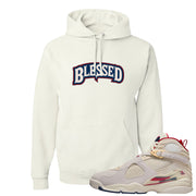 Mi Casa Es Su Casa 8s Hoodie | Blessed Arch, White