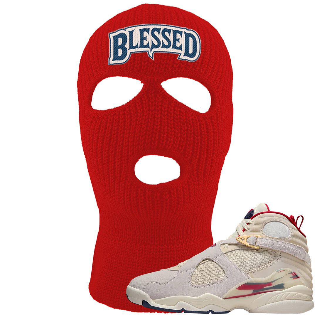 Mi Casa Es Su Casa 8s Ski Mask | Blessed Arch, Red