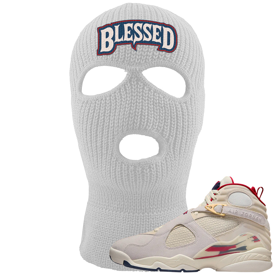 Mi Casa Es Su Casa 8s Ski Mask | Blessed Arch, White