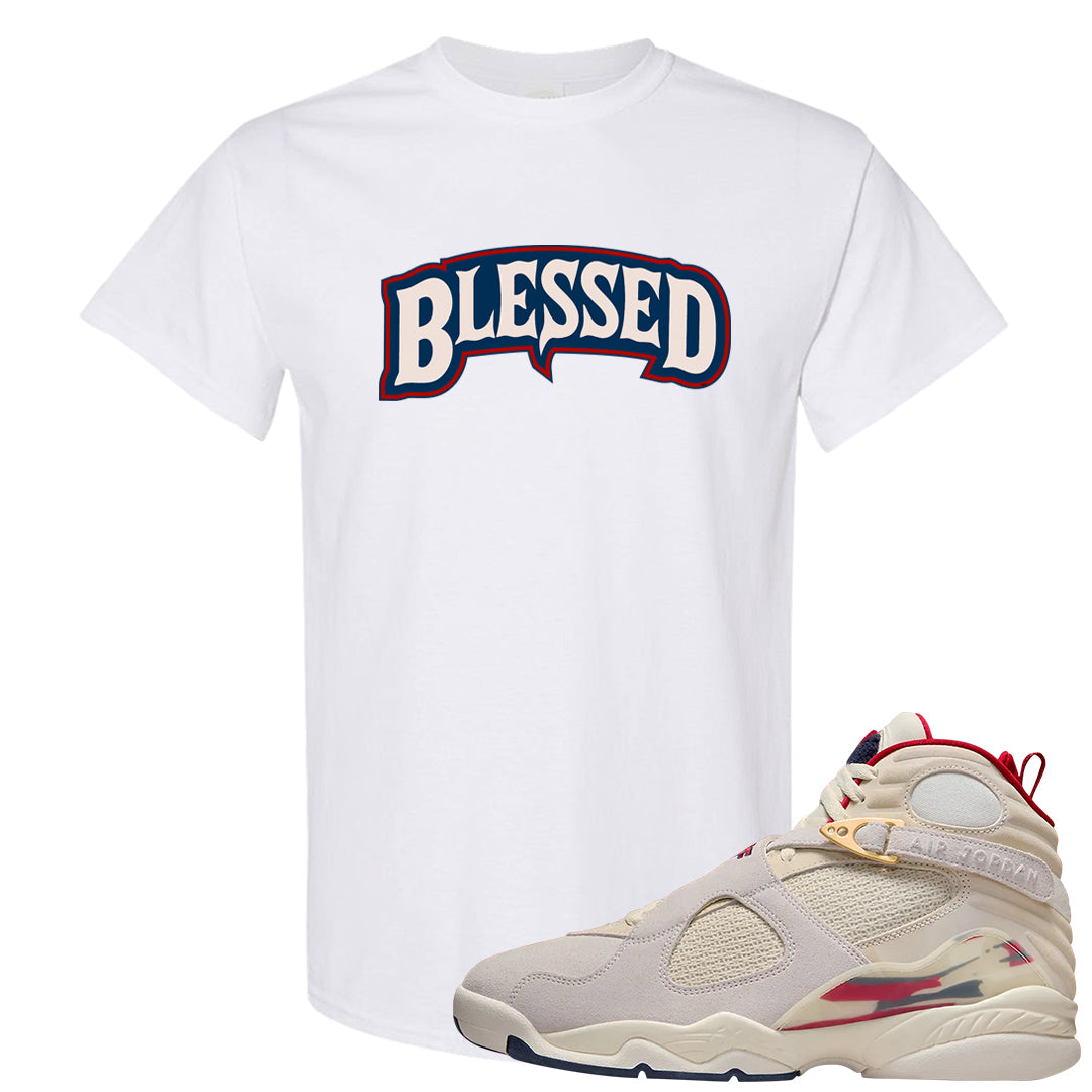 Mi Casa Es Su Casa 8s T Shirt | Blessed Arch, White