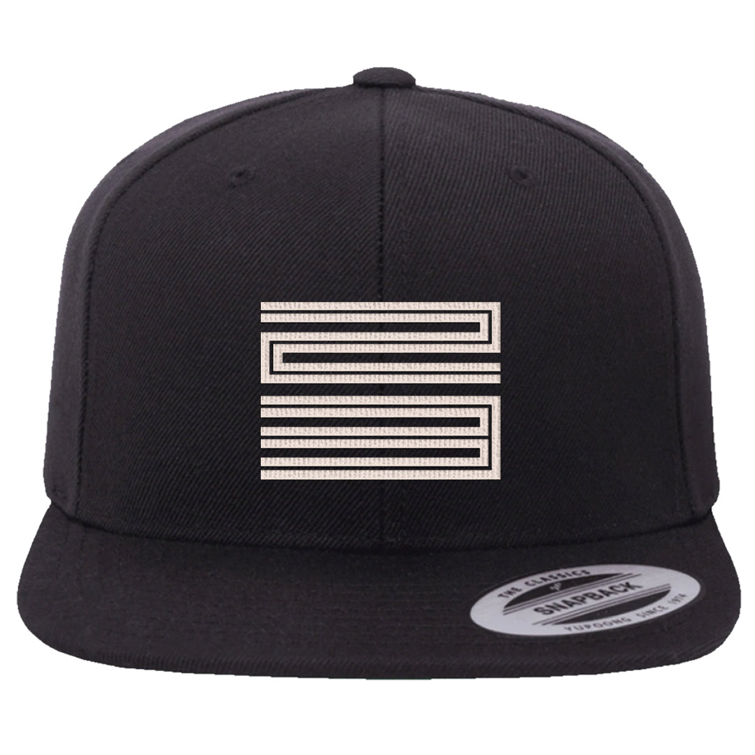 Mi Casa Es Su Casa 8s Snapback Hat | Double Line 23, Black