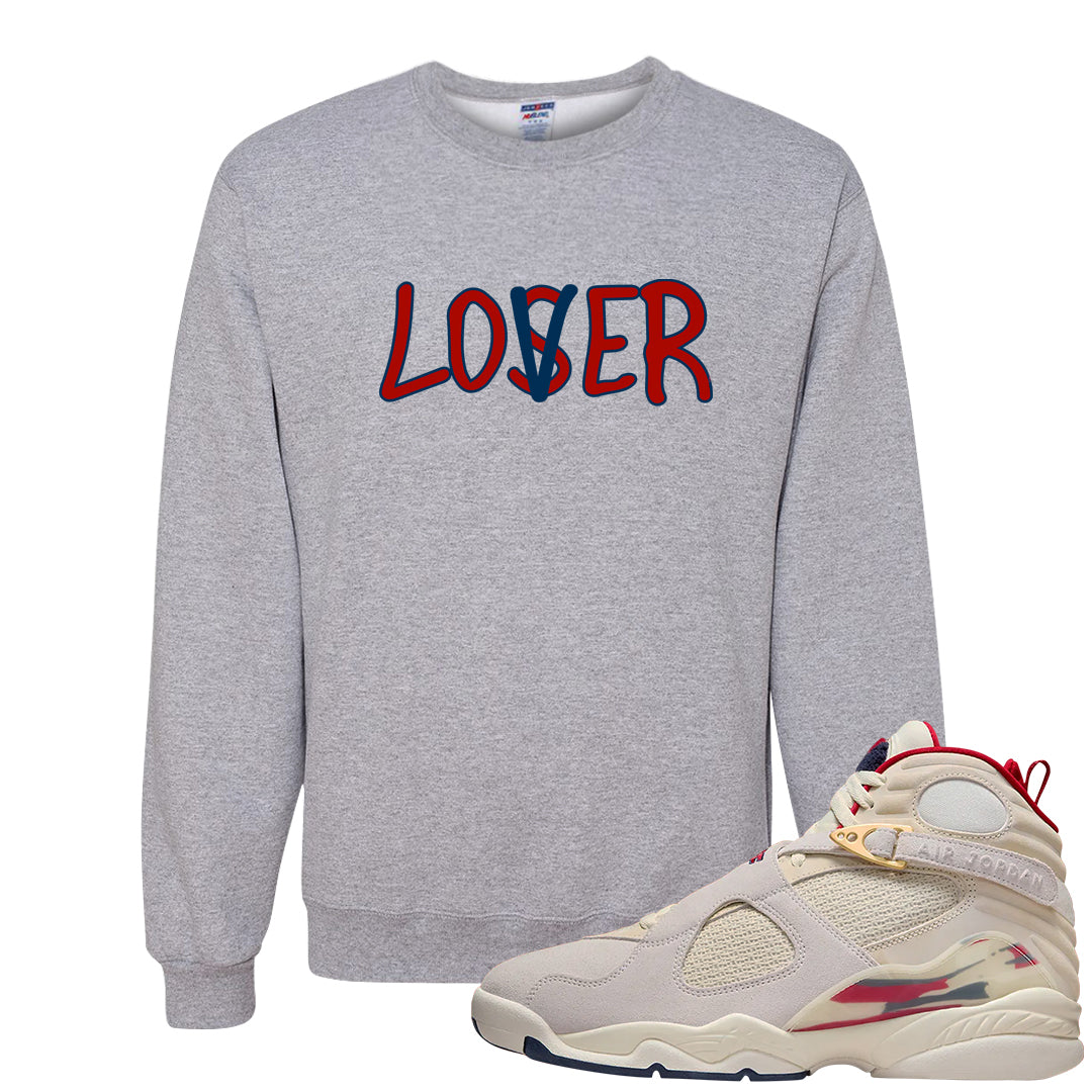 Mi Casa Es Su Casa 8s Crewneck Sweatshirt | Lover, Ash