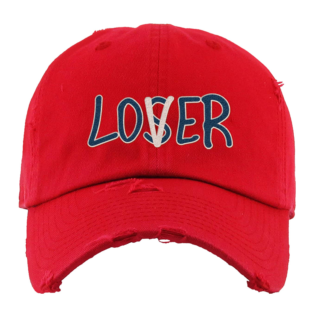 Mi Casa Es Su Casa 8s Distressed Dad Hat | Lover, Red