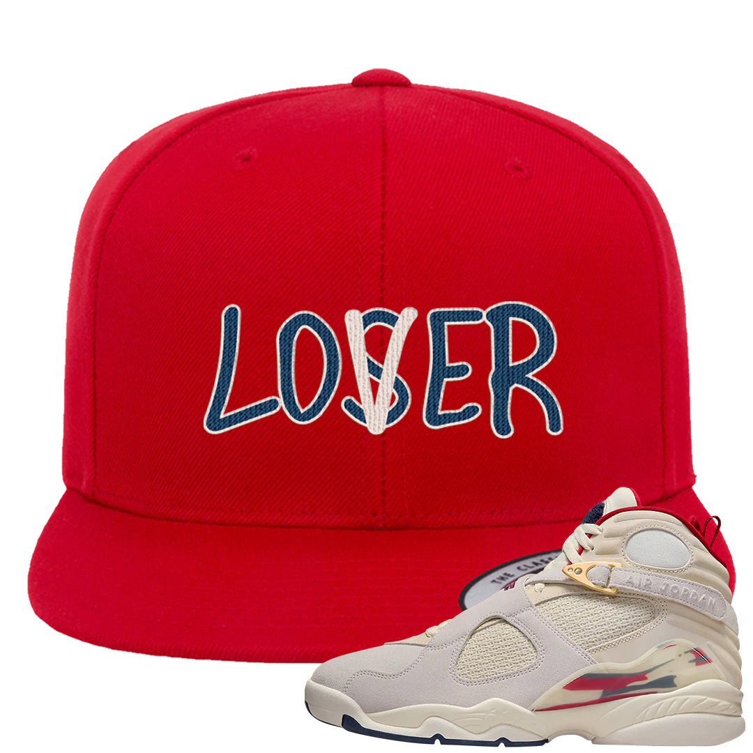 Mi Casa Es Su Casa 8s Snapback Hat | Lover, Red