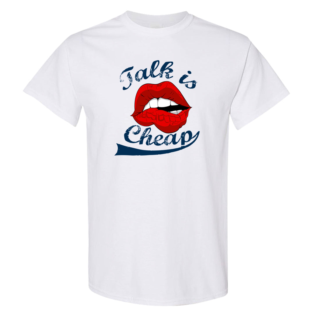Mi Casa Es Su Casa 8s T Shirt | Talk Lips, White