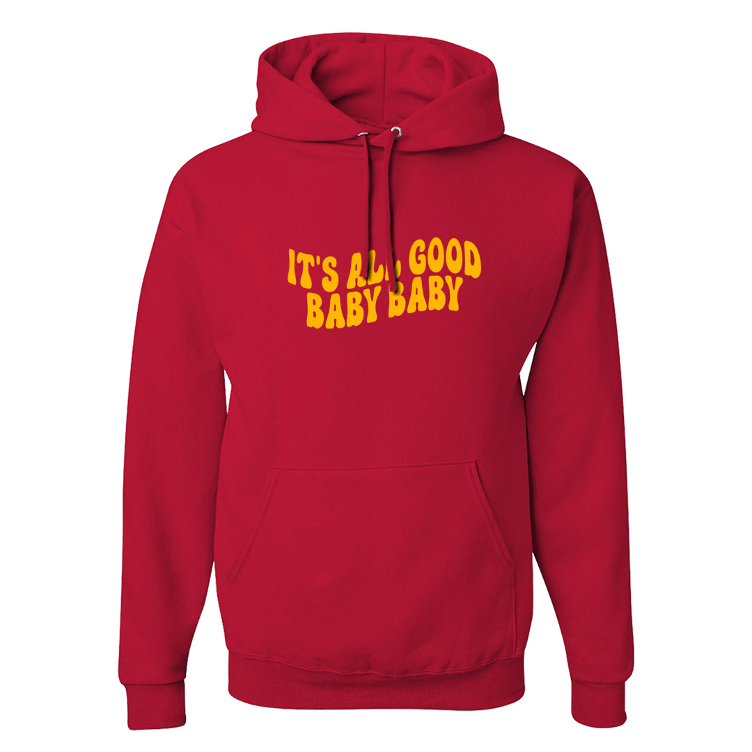 Playoffs 8s Hoodie | All Good Baby, Red
