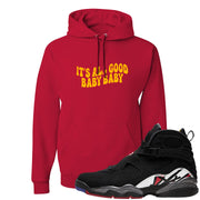 Playoffs 8s Hoodie | All Good Baby, Red