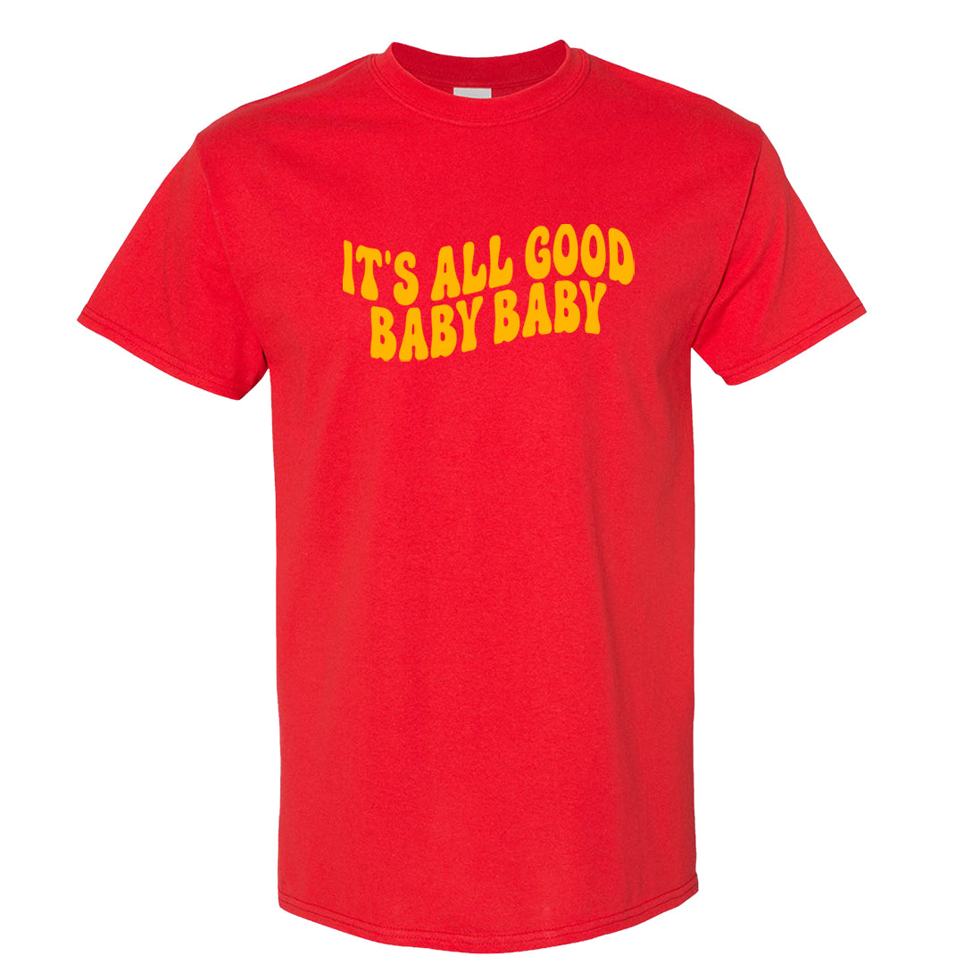 Playoffs 8s T Shirt | All Good Baby, Red