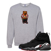 Playoffs 8s Crewneck Sweatshirt | Sweater Bear, Ash