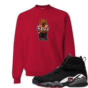 Playoffs 8s Crewneck Sweatshirt | Sweater Bear, Red