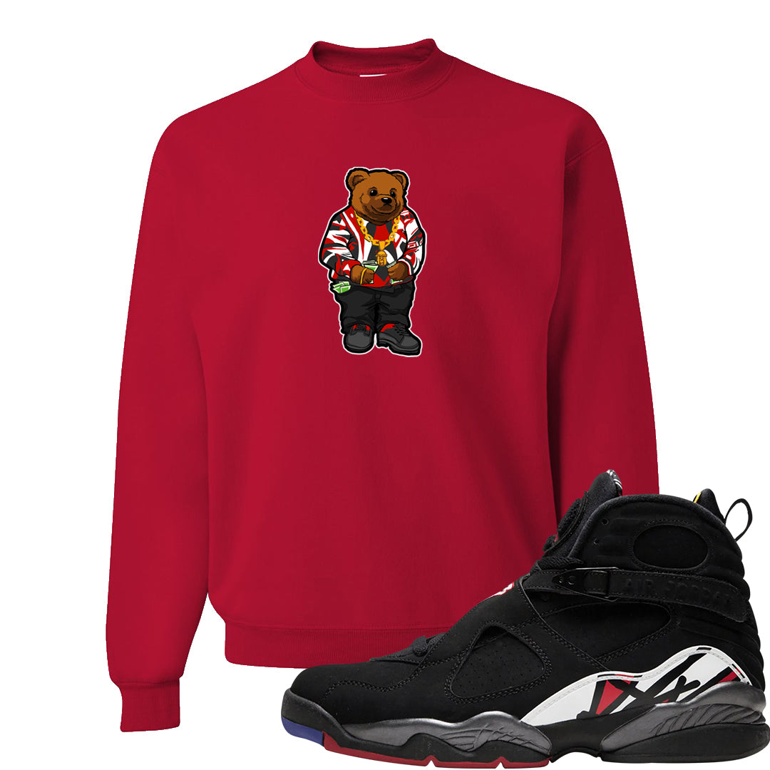 Playoffs 8s Crewneck Sweatshirt | Sweater Bear, Red