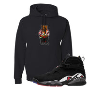 Playoffs 8s Hoodie | Sweater Bear, Black