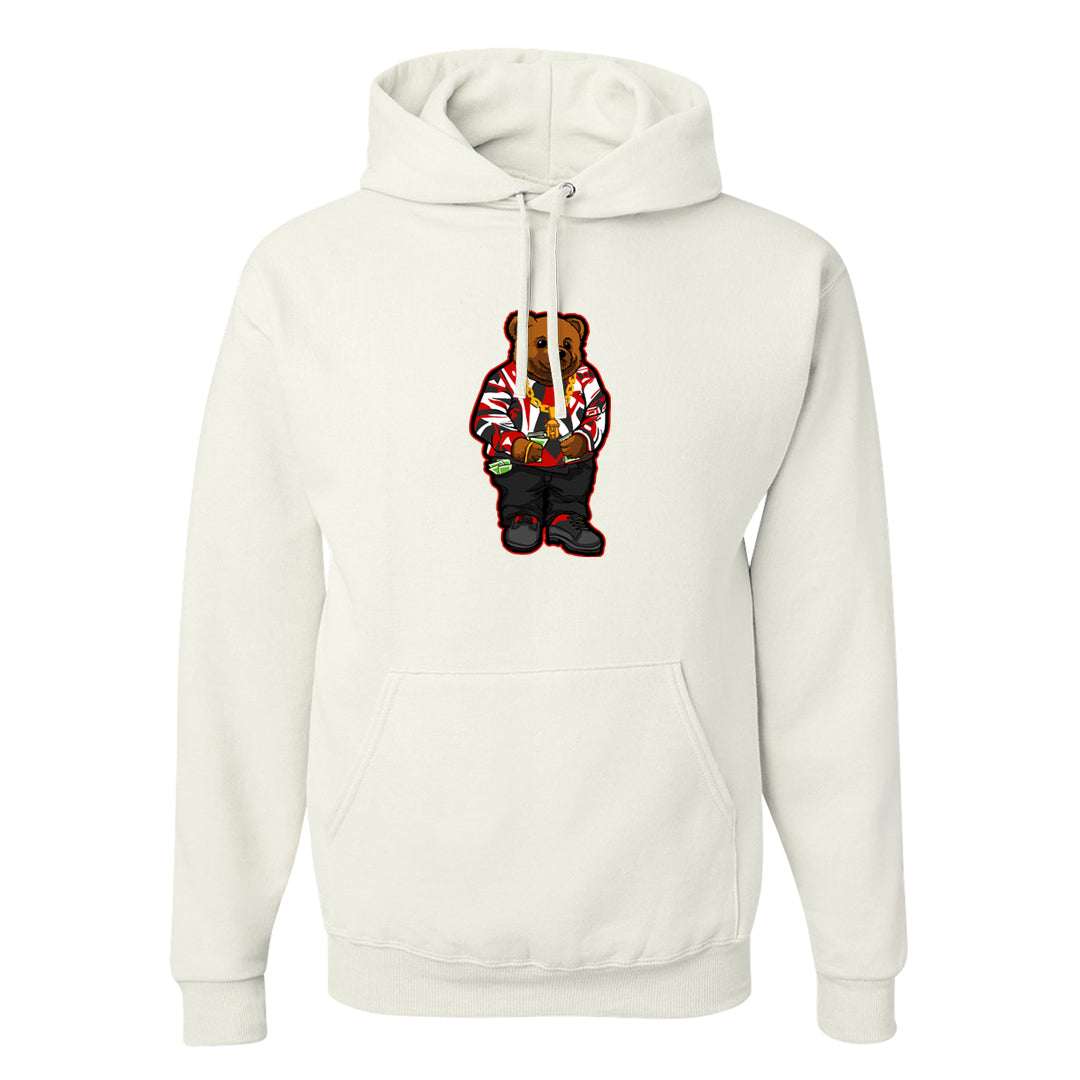 Playoffs 8s Hoodie | Sweater Bear, White